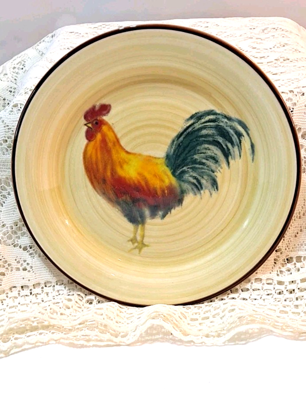 Decorator Plate: Morning Rooster, Casual Settings, By Oneida
